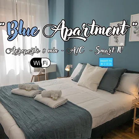 Appartement Blue - Airport 8 Min - Ac - Smart Tv *